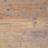 Chest, bench in teak