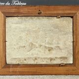 Bas-Relief Painting in Petrified Limestone, signed CF.Becker – Late 19th century