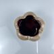 Vintage speckled glazed ceramic trinket dish – 1960/70