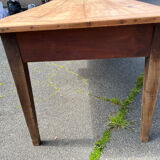 Table de ferme pied fuseau