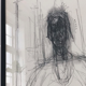 Affiche Alberto Giacometti 1975 vintage Offset lithographie d’un dessin