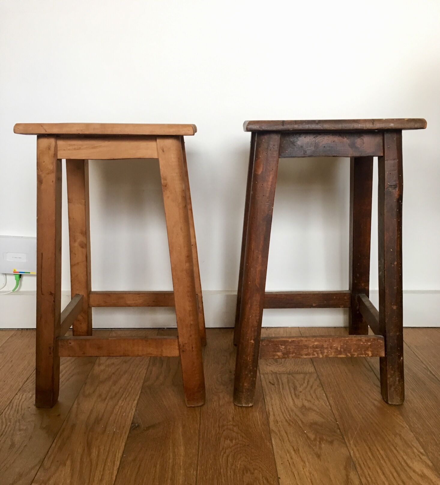 Pair of architects stools