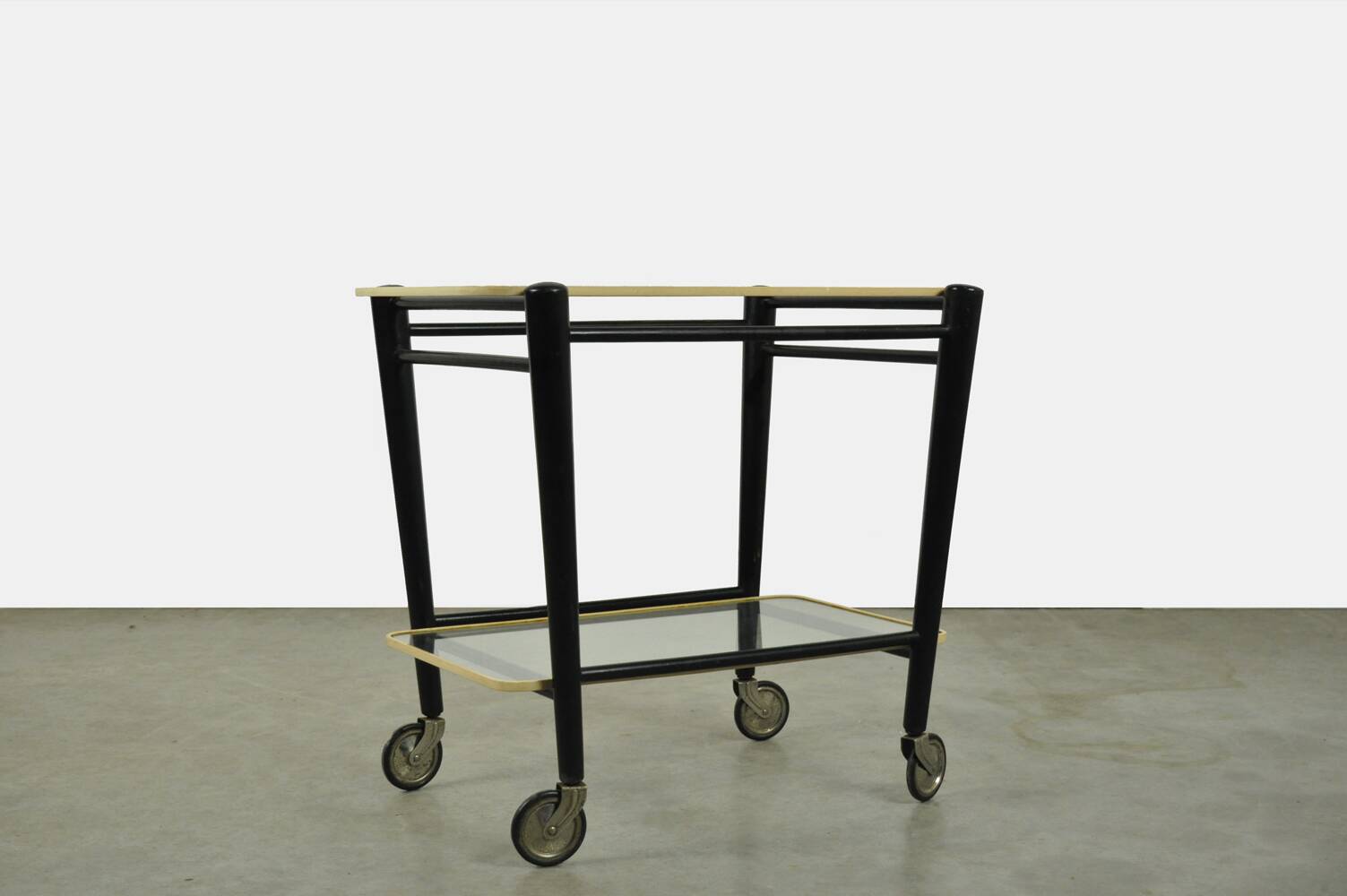 Vintage serving trolley by Cees Braakman for UMS Pastoe, 1950s