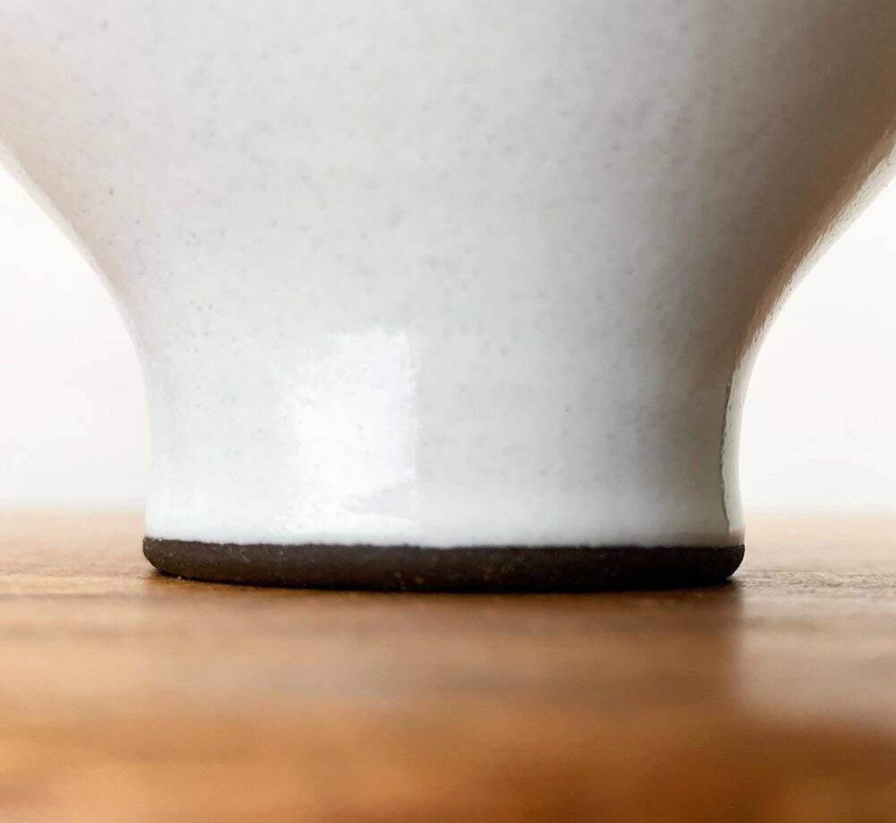 Mid-century German studio pottery vase by BKW Böttger Keramik Wandsbek, 1960s.