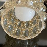 Vintage bubble glass pendant light