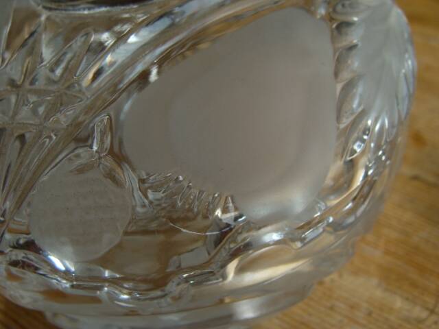 Vintage crystal candy box