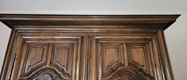 Armoire ancienne 3 étagères et petite penderie