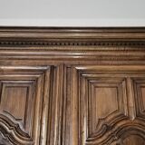 Old wardrobe with 3 shelves and small wardrobe