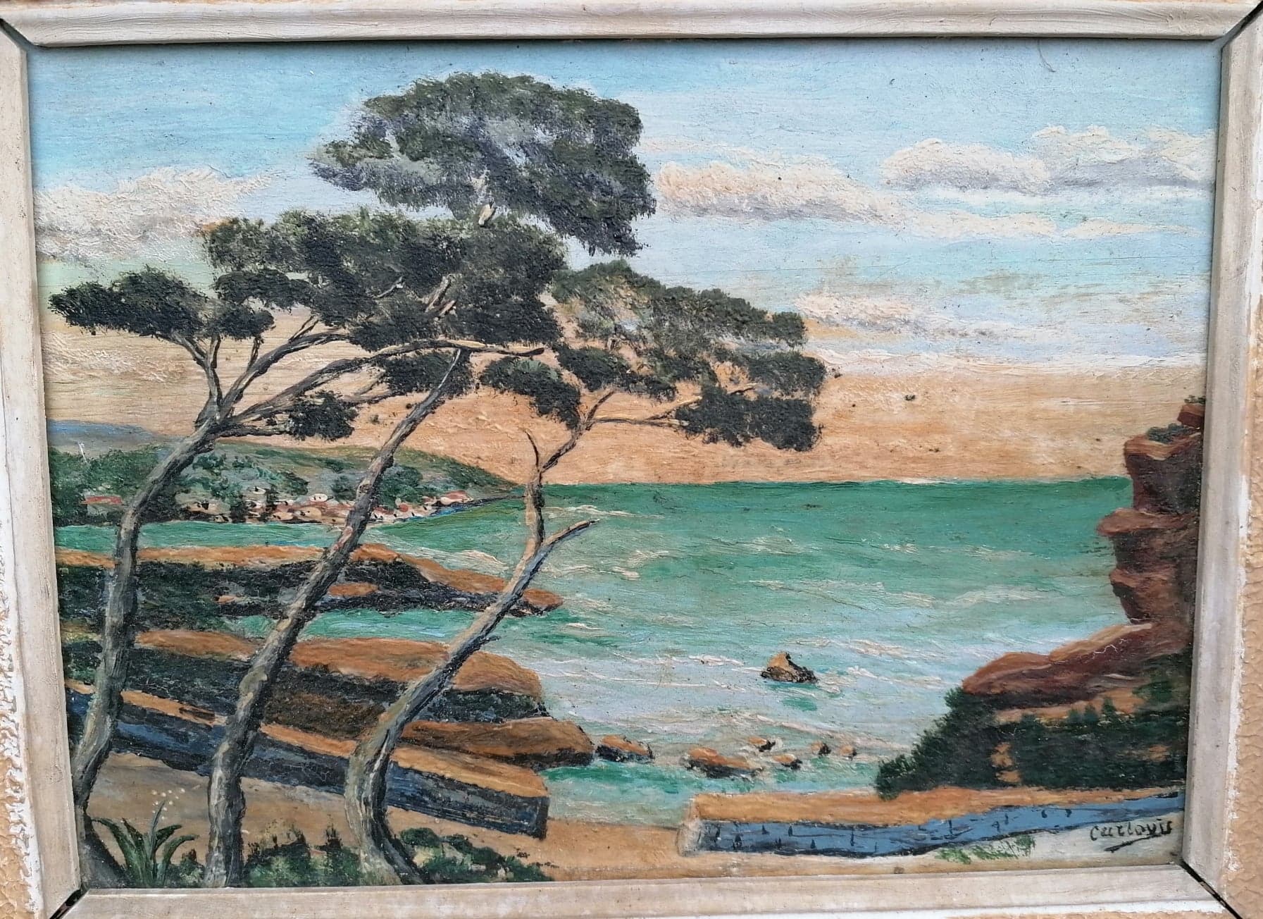 Table view of the sea