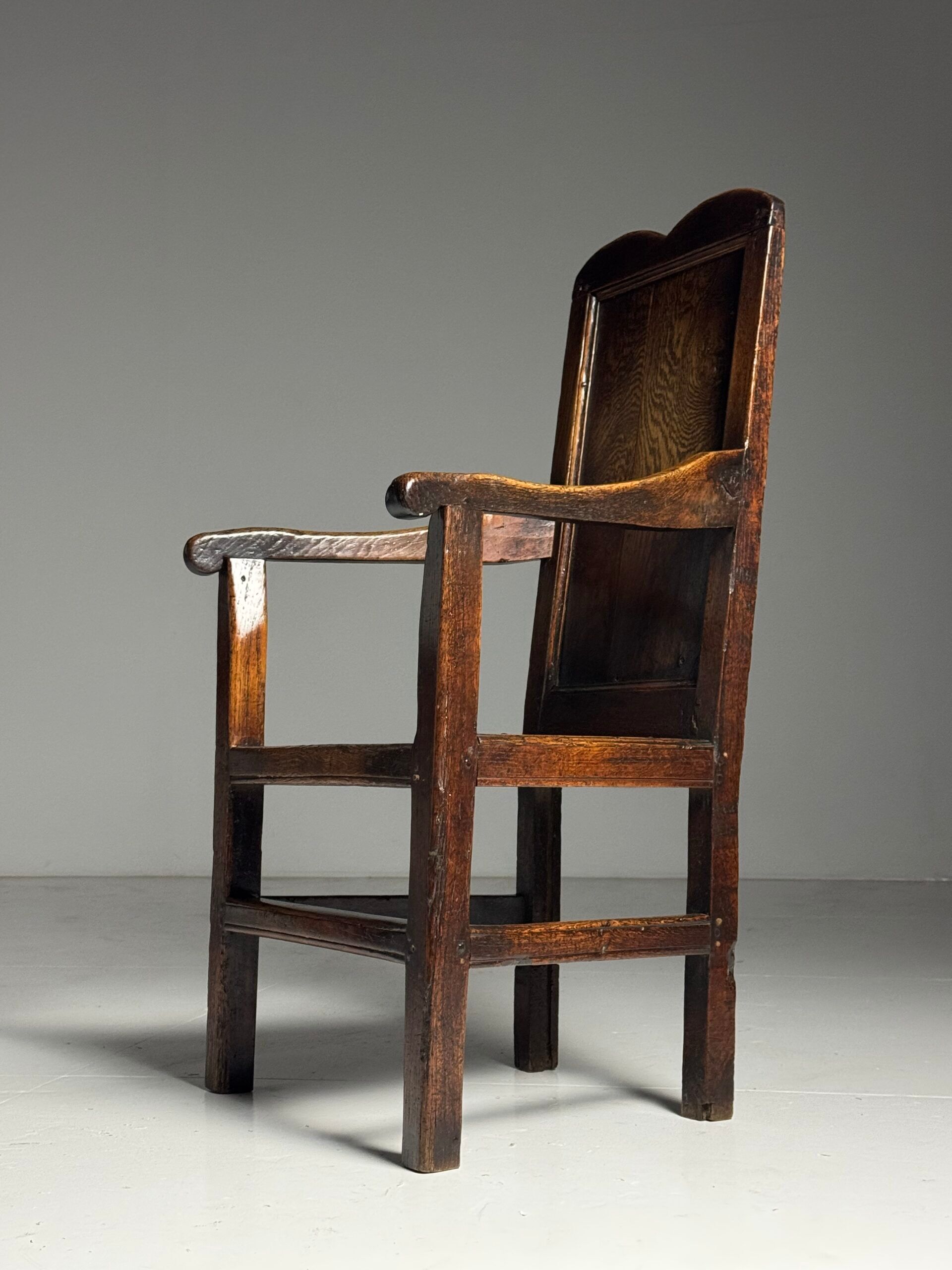 Chaise anglaise en chêne, 1650-1670