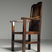 Chaise anglaise en chêne, 1650-1670