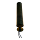 Small simple cylindrical brass wall light from the mid-century, 1950s, Germany.