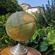 World map, vintage globe