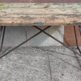 Folding workshop table