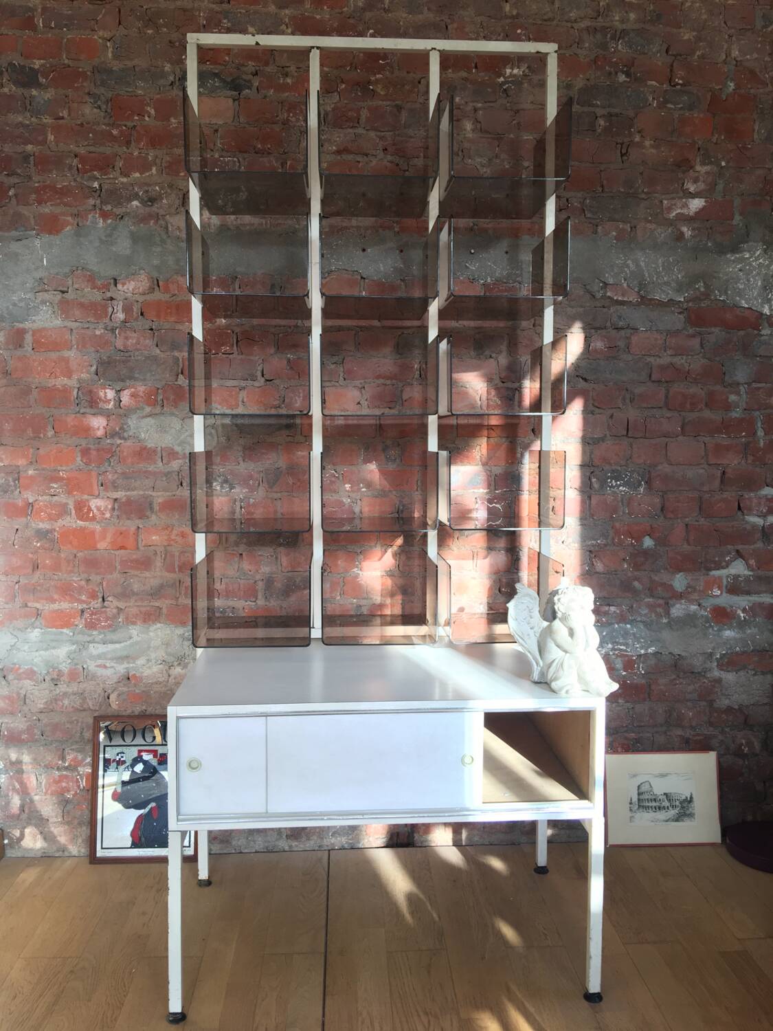 Plexiglass shelf & funky 70s