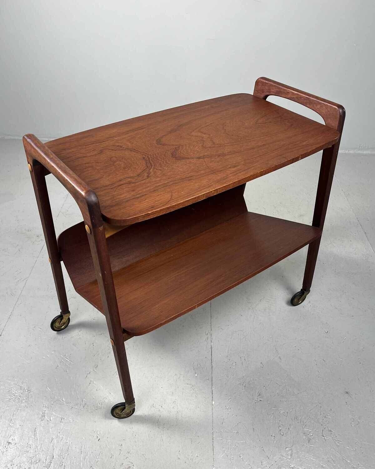 Vintage wooden trolley