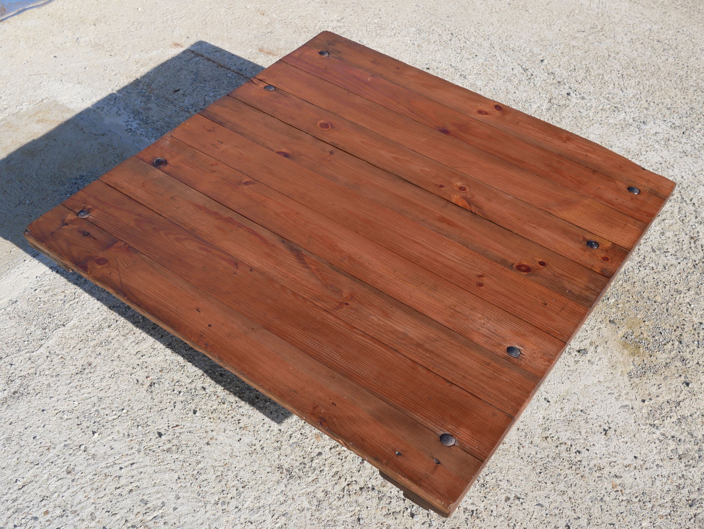 Industrial coffee table