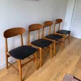 4 Danish chairs from the 50s