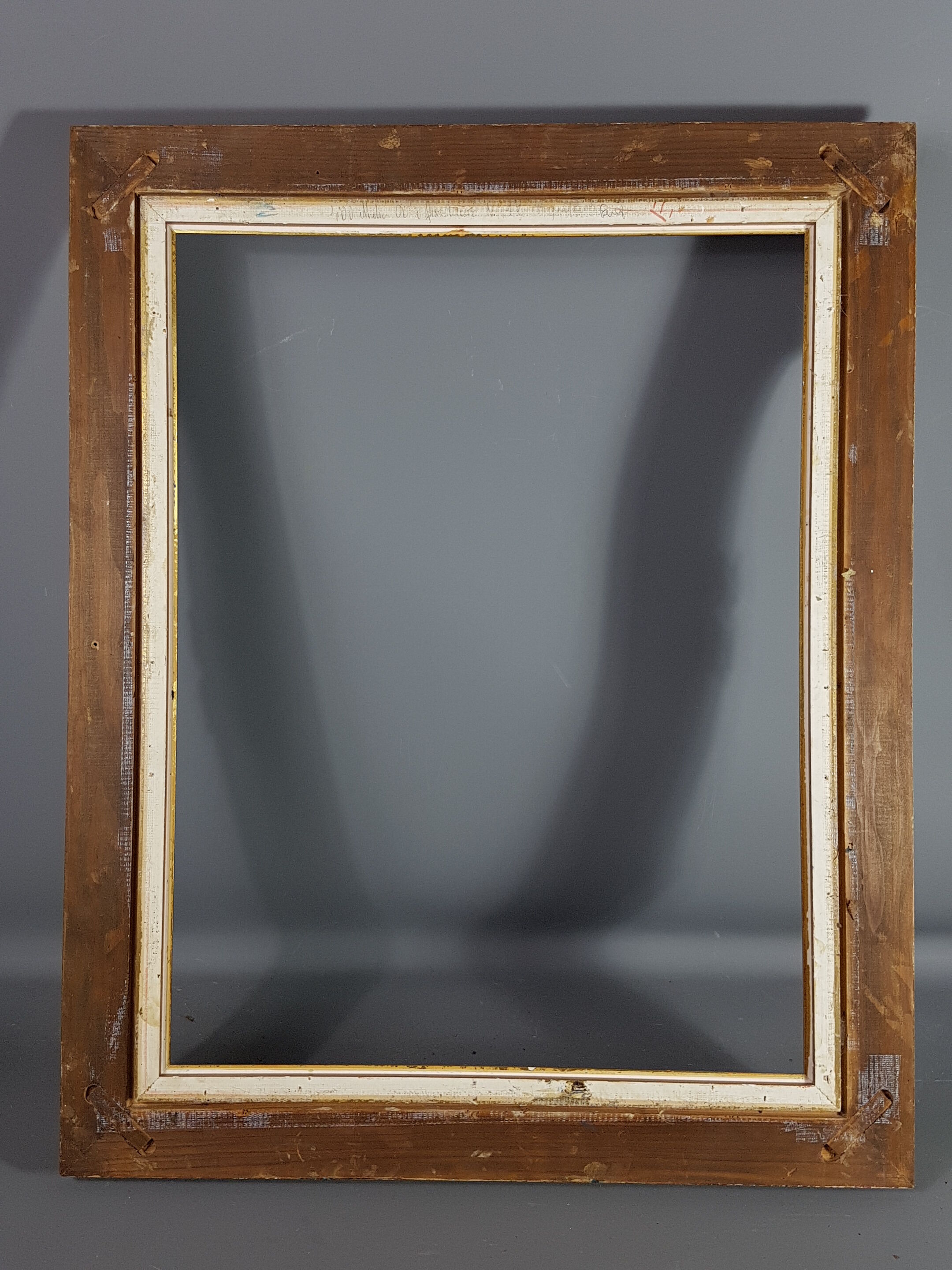 Former Original gold leaf gilding key frame, Style Louis XV 76x61 leafing 61x46.4 cm SB116