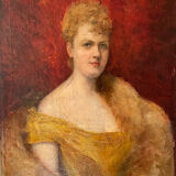 Portrait d’une élégante circa 1900