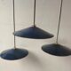Suspensions in blue enamelled sheets