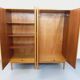 Vintage oak wardrobe from the 1960s.