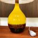 Large glazed ceramic art table lamp from Aro, West-Germany, 1960s