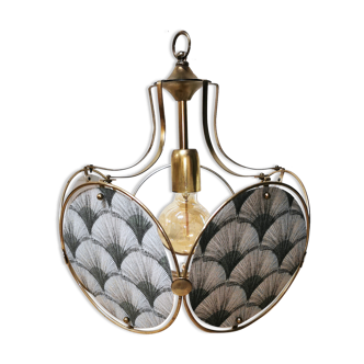 Suspension 5 panels, golden structure