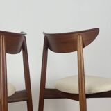 Set of 6 Teak chairs by Harry Østergaard Model 58