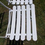Set of 4 old garden chairs