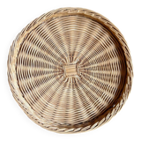 Woven wicker tray ⌀ 40 cm