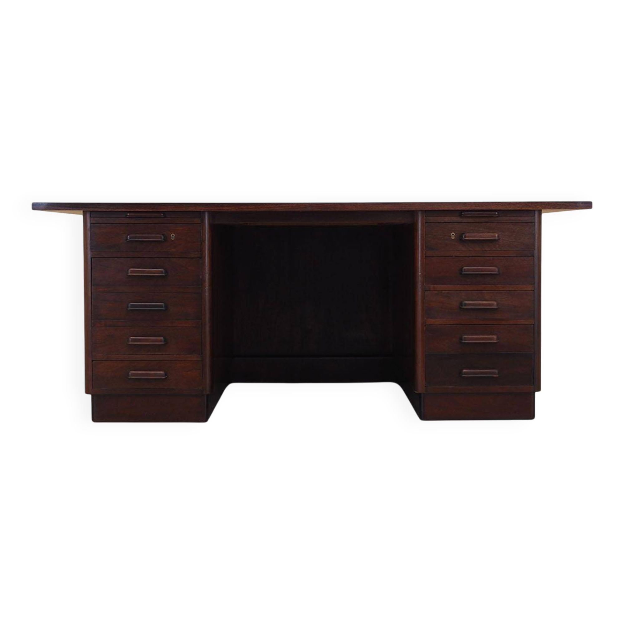 Walnut desk, Danish design, 1960s, production: Denmark