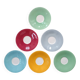 6 saucers Sarreguemines