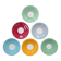 6 saucers Sarreguemines
