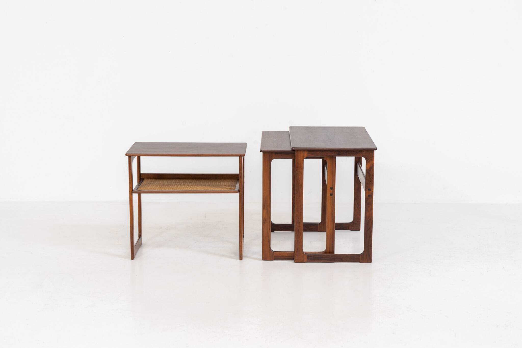 “Model 219” nesting tables by Johannes Andersen & Illum Wickelso