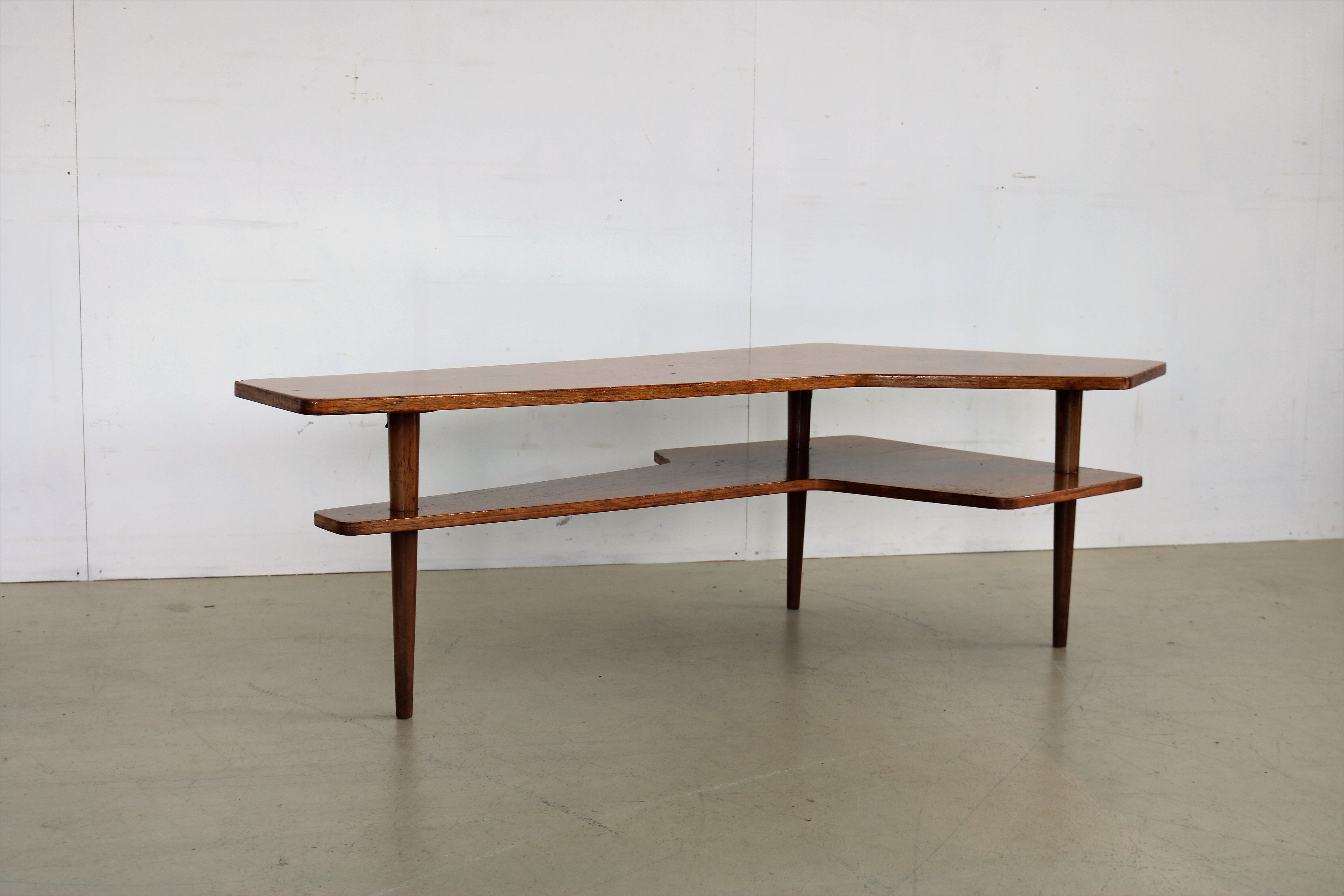 Vintage coffee table "boomerang"