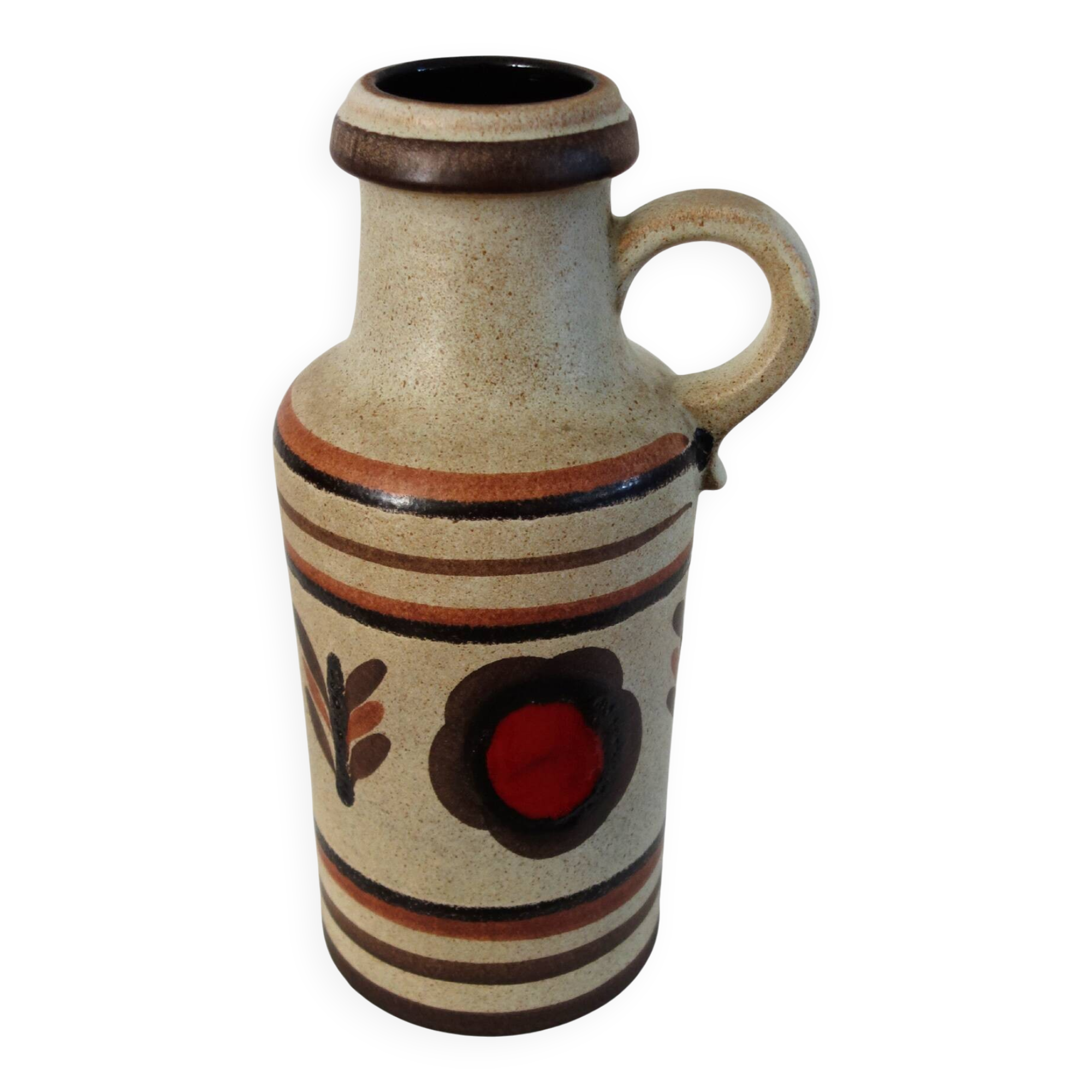 Vintage West Germany ceramic floor vase