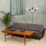 Mid-century four seater sofa in italian velvet