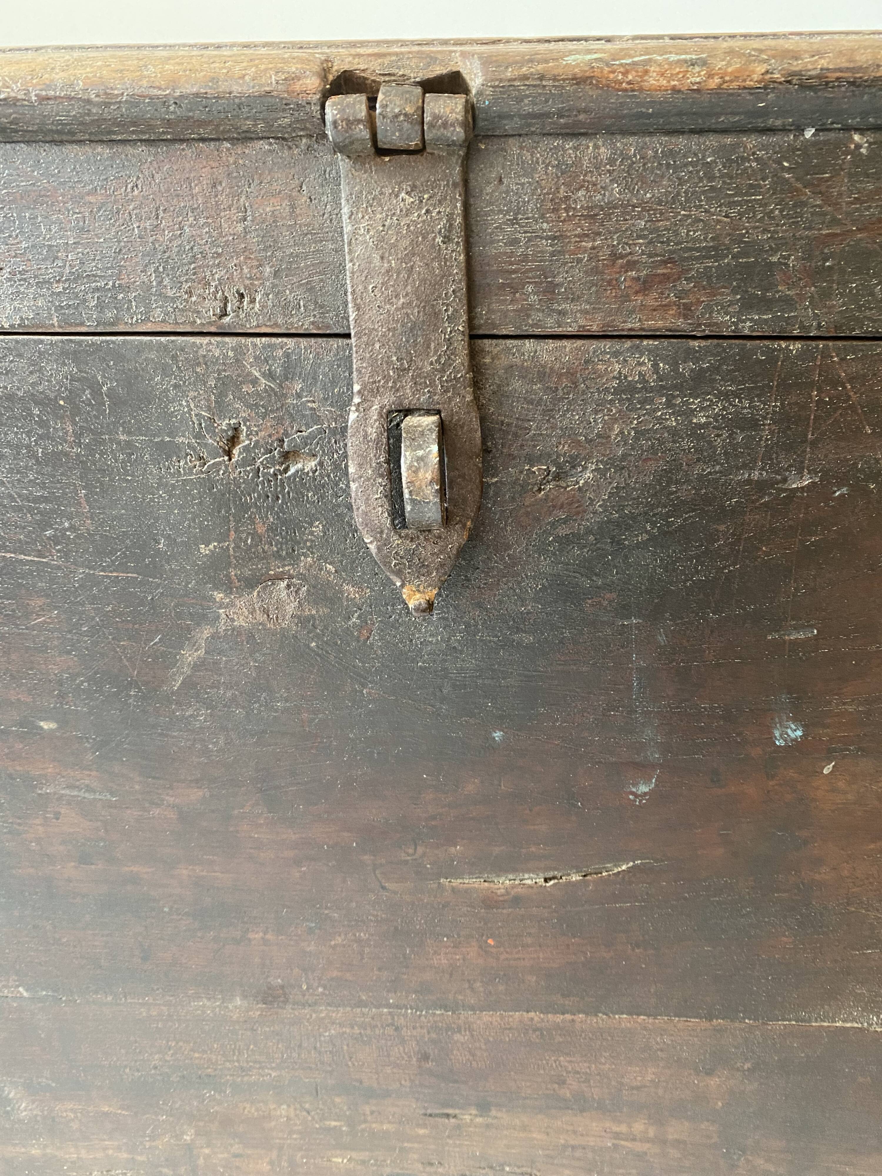 Old Indian wedding chest