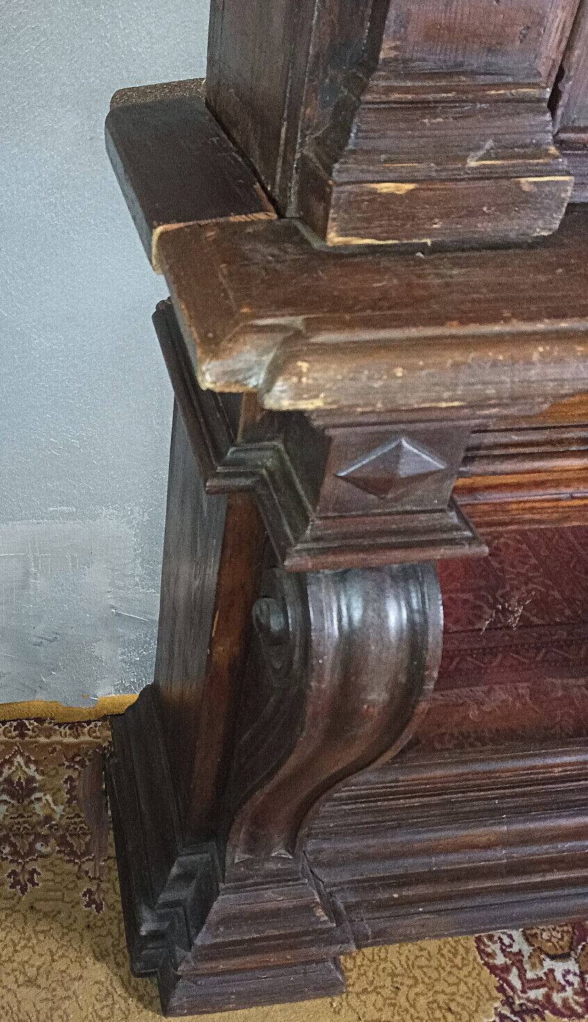 Empire style trade furniture bookcase in solid pine