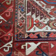 Handmade antique collectible Northwest Persian runner 4' x 14.3' (122cm x 436cm) 1840s - 1B658