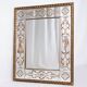 Miroir italien en verre églomisé, à parecloses, début XXe siècle