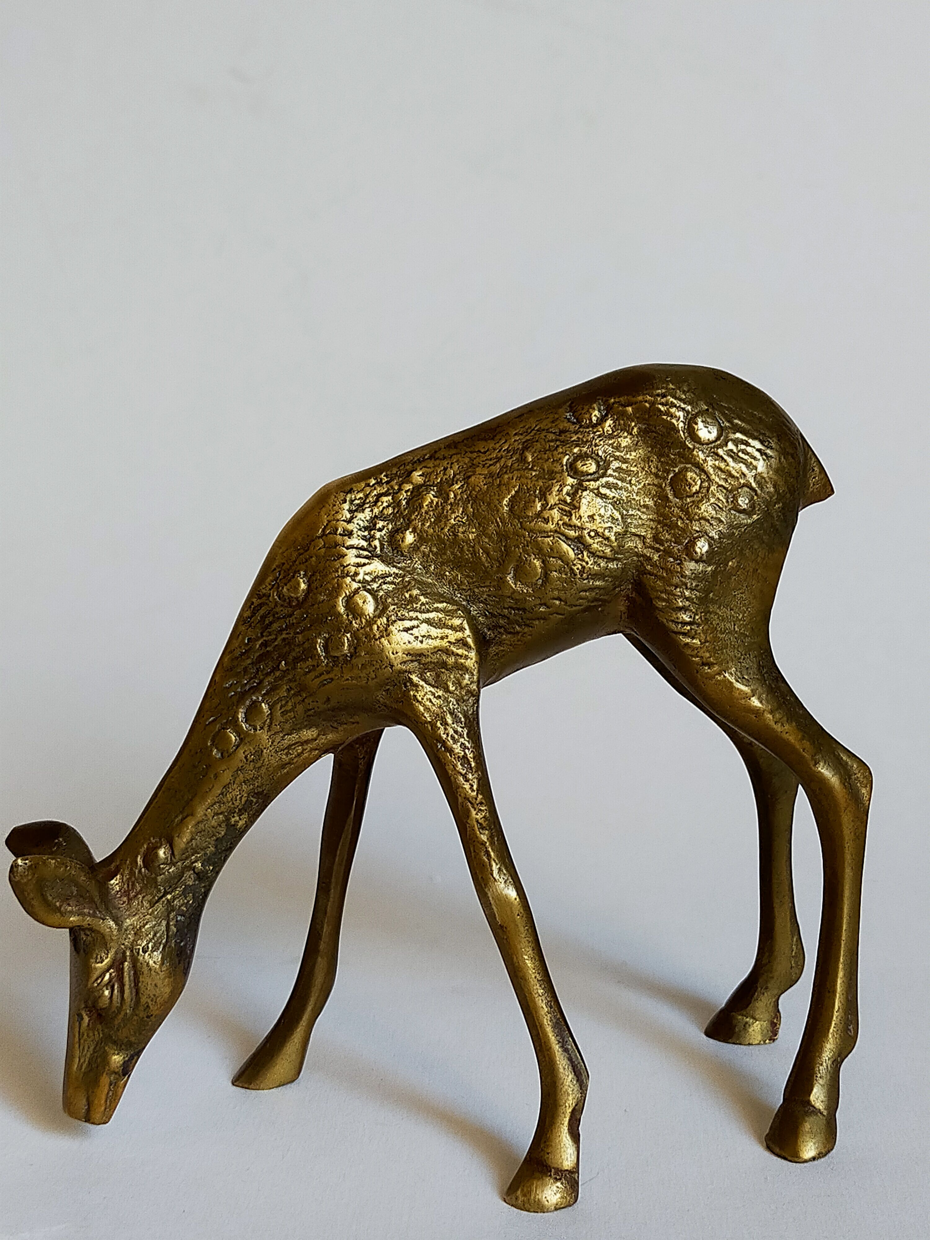 Solid brass doe