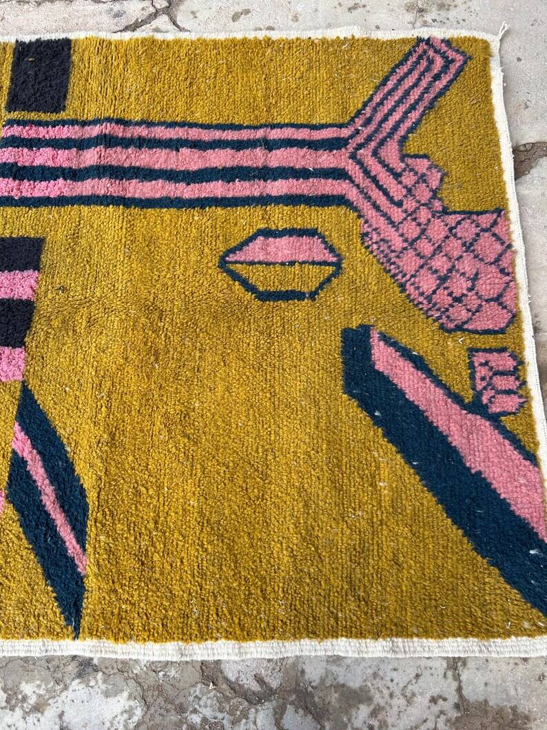 Moroccan rug, authentic Berber rug 150/250cm