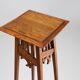 Table console Art Déco française en chêne, années 1920