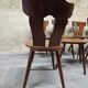 Lot de 12 chaises  bistrot vintage 1960