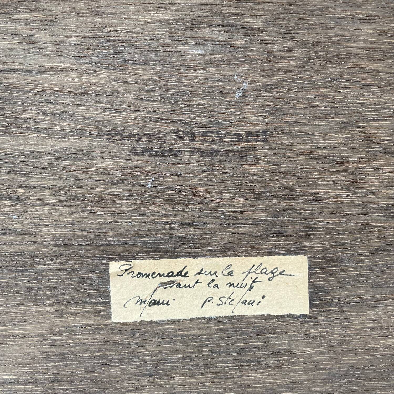 Painting on canvas Pierre Stafani