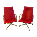 Set of 2 EA116 Aluminium Chairs by Charles & Ray Eames for Vitra