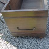 old walnut chest