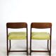 Paire de chaises « Traineau »